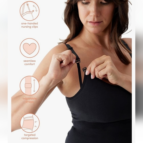 Ingrid & Isabel Basics Postpartum Nursing & Shaping Cami - Picture 3 of 12